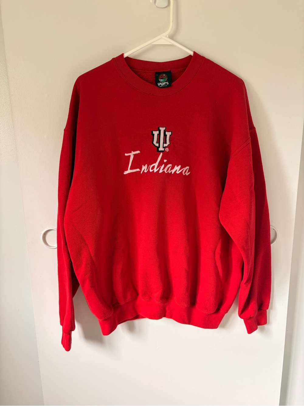 Men’s vintage 90s XL Indiana University Red Crewneck Sweatshirt